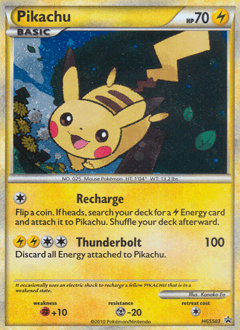 Pikachu HGSS Black Star Promos #HGSS03