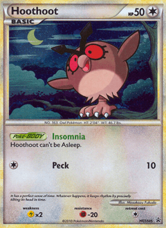 Hoothoot HGSS Black Star Promos #HGSS05