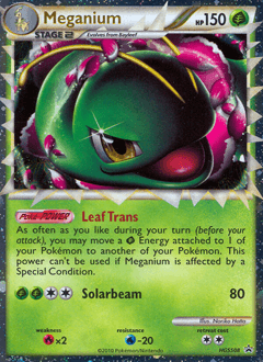 Meganium HGSS Black Star Promos #HGSS08