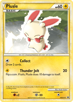 Plusle HGSS Black Star Promos #HGSS16