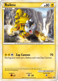 Raikou HGSS Black Star Promos #HGSS19