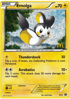 Emolga McDonald's Collection 2012 #6