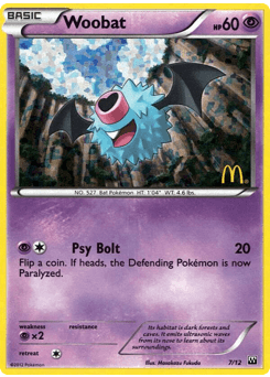 Woobat McDonald's Collection 2012 #7