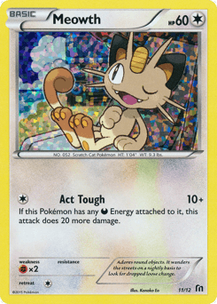 Meowth McDonald's Collection 2016 #11