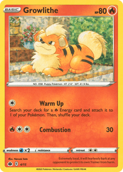 Growlithe McDonald's Collection 2022 #4