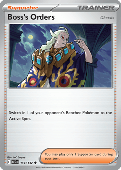 Boss's Orders Mega Evolution #114