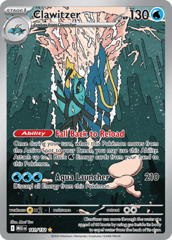 Clawitzer Mega Evolution #141
