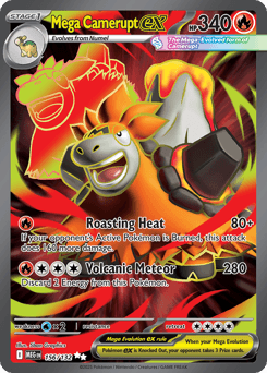Mega Camerupt ex Mega Evolution #156