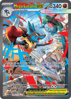Mega Lucario ex Mega Evolution #179