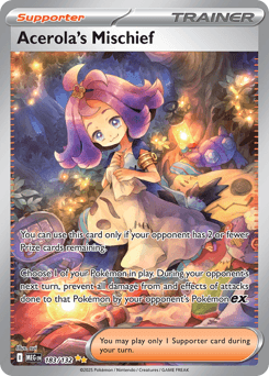 Acerola's Mischief Mega Evolution #183