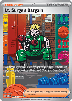 Lt. Surge's Bargain Mega Evolution #185
