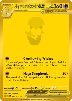 Mega Gardevoir ex Mega Evolution #187