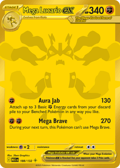 Mega Lucario ex Mega Evolution #188