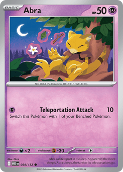 Abra Mega Evolution #54