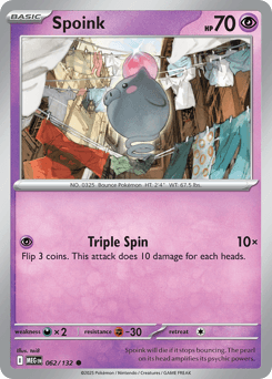 Spoink Mega Evolution #62