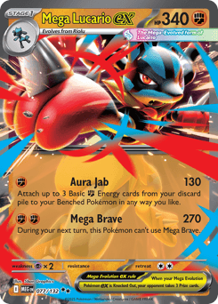 Mega Lucario ex Mega Evolution #77