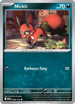 Nickit Mega Evolution #89