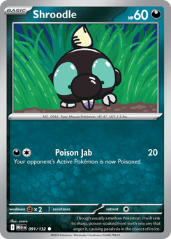 Shroodle Mega Evolution #91