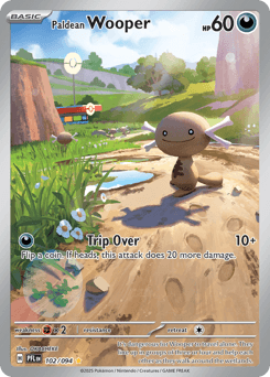 Paldean Wooper Phantasmal Flames #102
