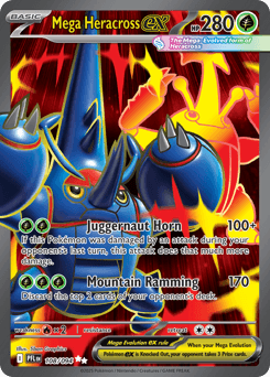 Mega Heracross ex Phantasmal Flames #108