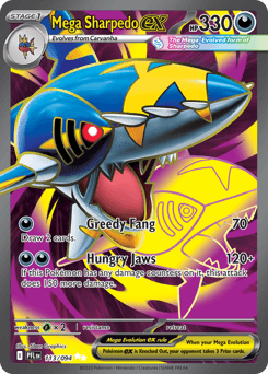 Mega Sharpedo ex Phantasmal Flames #113