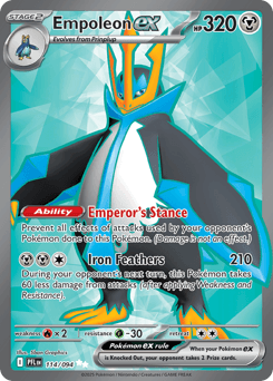 Empoleon ex Phantasmal Flames #114