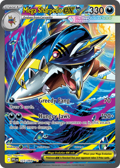 Mega Sharpedo ex Phantasmal Flames #127