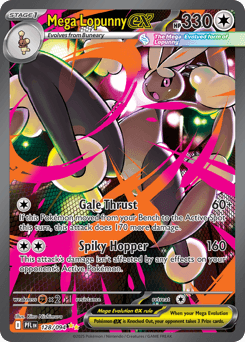 Mega Lopunny ex Phantasmal Flames #128