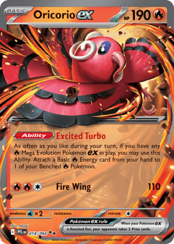 Oricorio ex Phantasmal Flames #18