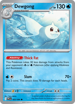 Dewgong Phantasmal Flames #22