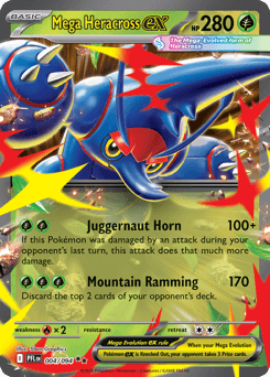 Mega Heracross ex Phantasmal Flames #4