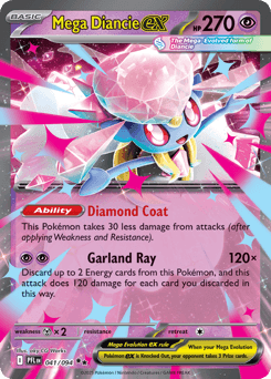 Mega Diancie ex Phantasmal Flames #41