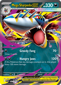 Mega Sharpedo ex Phantasmal Flames #61