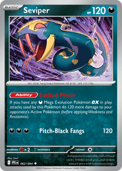 Seviper Phantasmal Flames #62