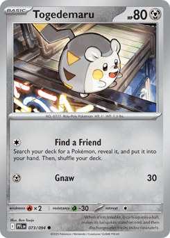 Togedemaru Phantasmal Flames #73