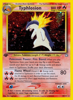 Typhlosion Neo Genesis #18