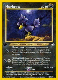 Murkrow Neo Genesis #24