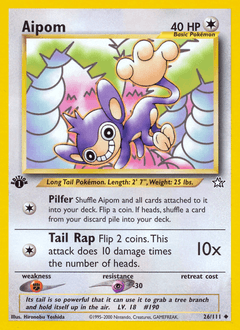 Aipom Neo Genesis #26