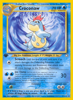 Croconaw Neo Genesis #31