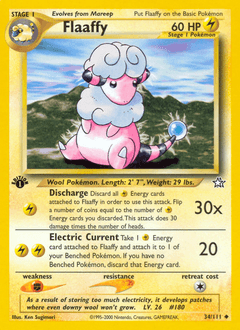 Flaaffy Neo Genesis #34