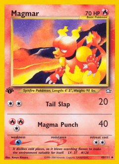 Magmar Neo Genesis #40