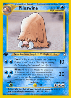 Piloswine Neo Genesis #44