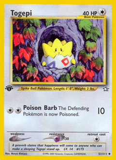 Togepi Neo Genesis #51