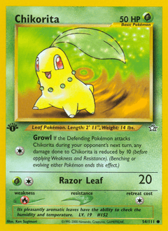 Chikorita Neo Genesis #54