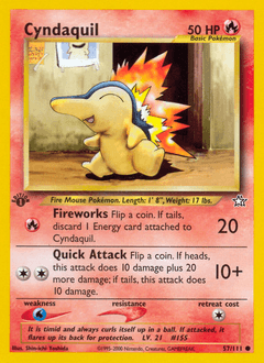 Cyndaquil Neo Genesis #57