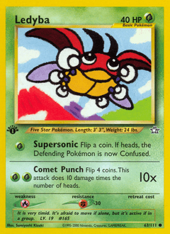 Ledyba Neo Genesis #63