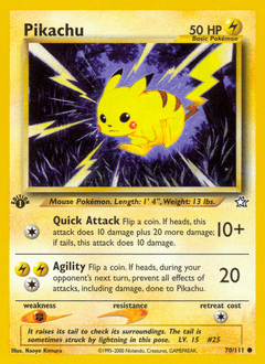 Pikachu Neo Genesis #70
