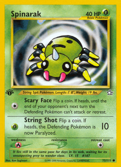Spinarak Neo Genesis #75