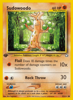 Sudowoodo Neo Genesis #77