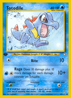 Totodile Neo Genesis #80